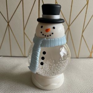 Bath & Body Works snowman hand sanitizer holder